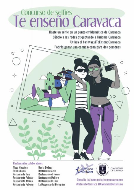 La campaña de colaboración ciudadana 'Te enseño Caravaca' promociona el municipio con motivo del 'Día Internacional del Turismo'
