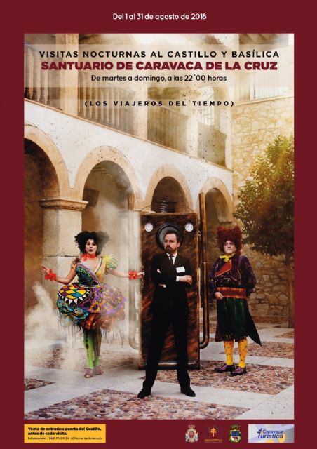 'Los viajeros del tiempo' protagonizan este año las visitas teatralizadas al Castillo de Caravaca