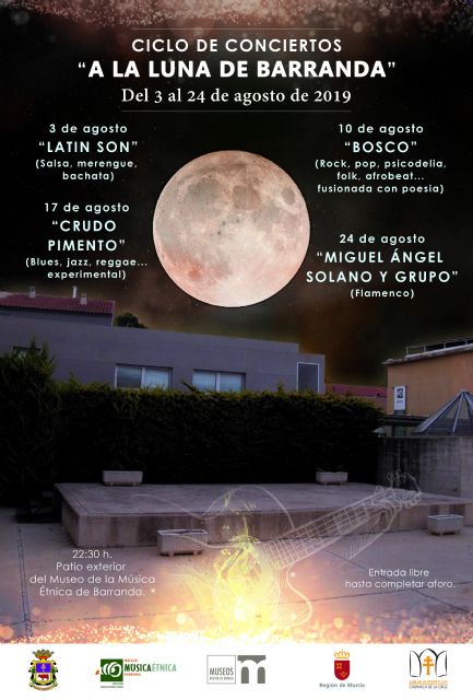 El ciclo 'A la luna de Barranda' comienza este sábado con ritmos de la música latina