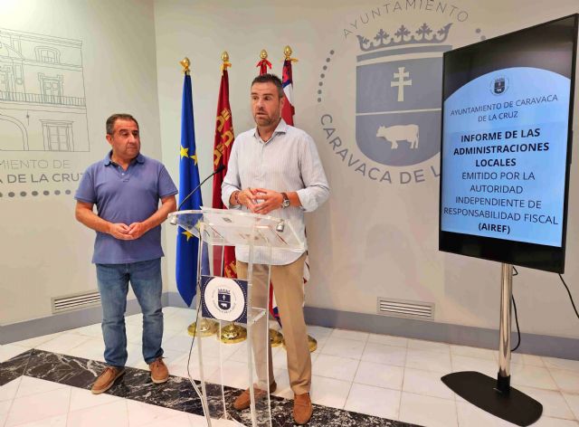 La AIREF saca por primera vez al Ayuntamiento de Caravaca del informe de riesgo de sostenibilidad financiera y ratifica la mejora de la situación económica