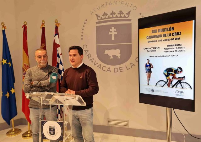 400 deportistas se dan cita este domingo en el XXI Duatlón Caravaca de la Cruz