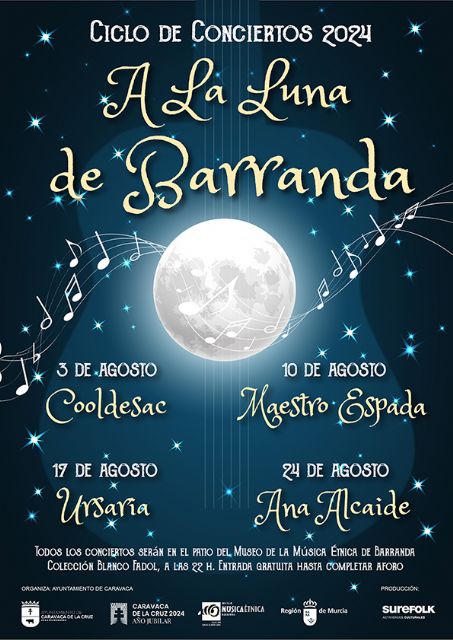 Sonidos de raíz de bandas de españolas de referencia forman parte de los conciertos 'A la luna de Barranda'