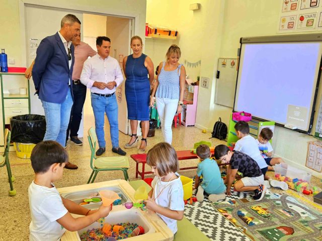 Más de 2.200 alumnos y alumnas inician el curso escolar en los centros del casco urbano y las pedanías de Caravaca