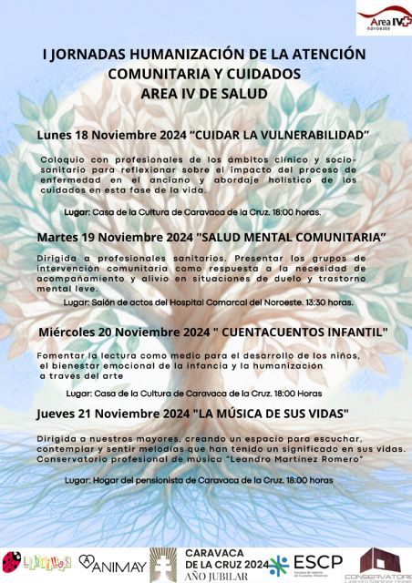 Caravaca celebra unas jornadas que ponen el foco en la humanización de la atención sanitaria y los cuidados